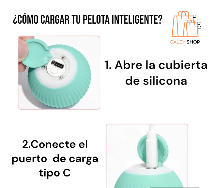 🐾 PetPlay™ | Pelota Inteligente para mascotas pequeñas y gatos